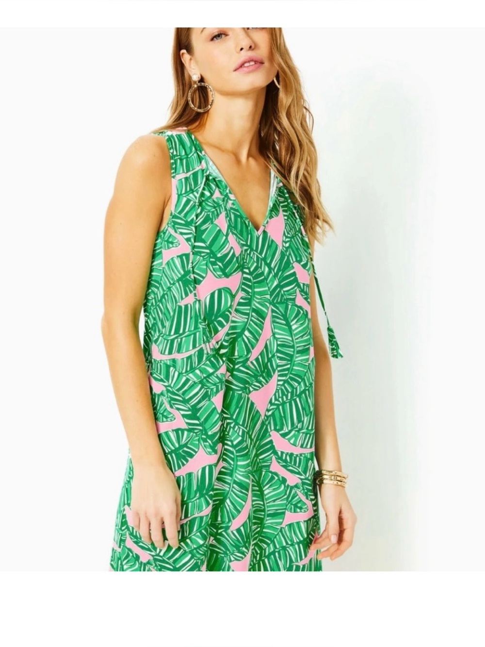 Lilly Pulitzer Johana Sleeveless Cover-Up in the "Let's Go Bananas size XS